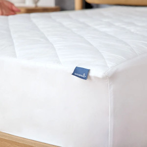 Naturepedic Organic Quilted Twin Mattress Protection Pad - Fitted Waterproof